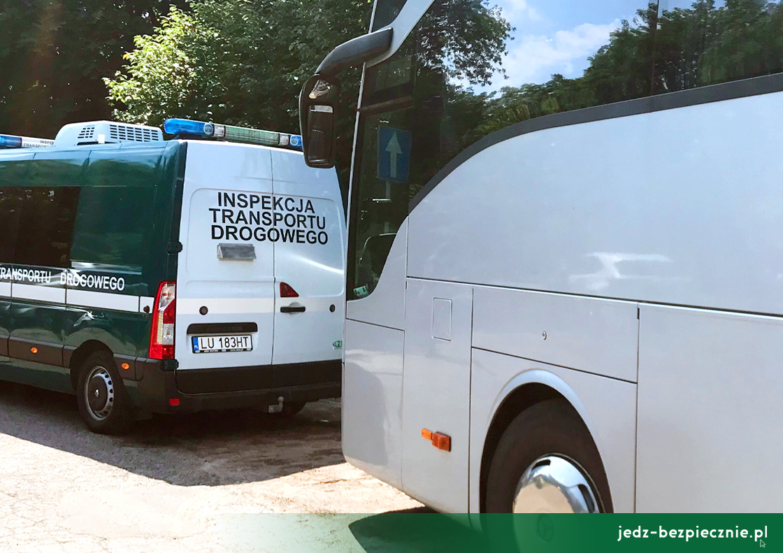 Porozmawiajmy o bezpieczeństwie - wakacyjne kontrole autokarów przewożących dzieci